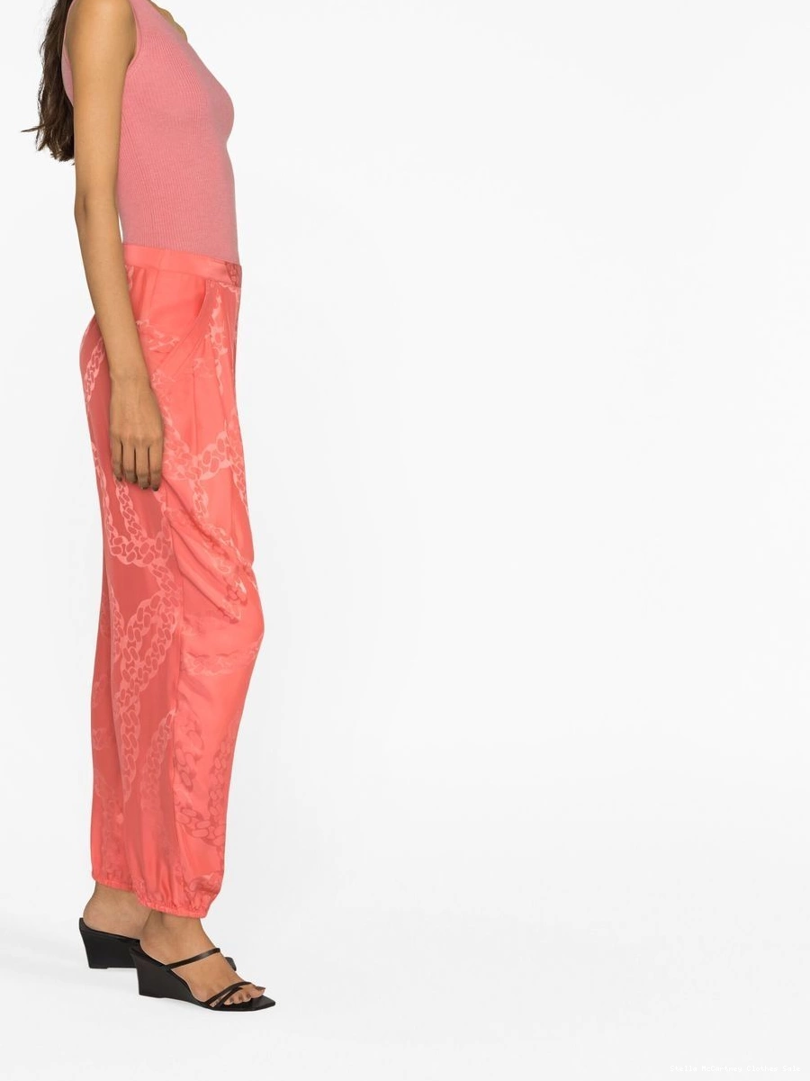 Affordable McCartney tapered trousers Women Stella pleated 0806